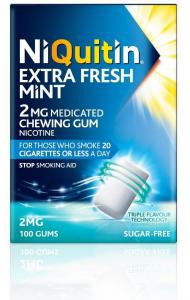 NiQuitin Extra Fresh Mint Gum 2mg