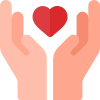 Heart in hands