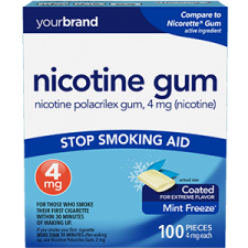 Nicotine Polacrilex Gum, 4 mg (Nicotine) Mint Freeze®