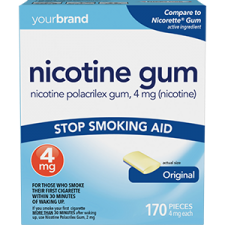 Nicotine Polacrilex Gum, 4 mg (Nicotine) Original