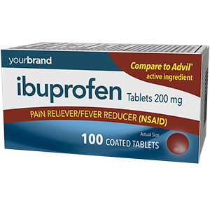Ibuprofen Tablets, 200 mg