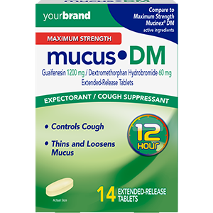Guaifenesin and Dextromethorphan Hydrobromide Extended-Release Tablets, 1200 mg/60 mg